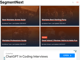 'segmentnext.com' screenshot