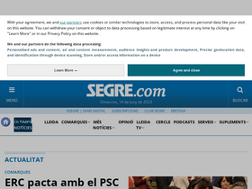 'segre.com' screenshot