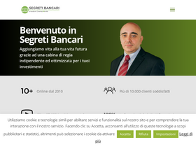 'segretibancari.com' screenshot