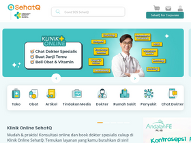 'sehatq.com' screenshot