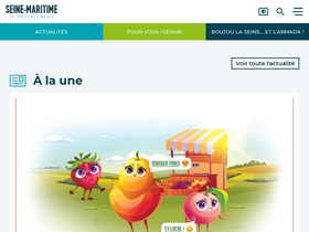 'seinemaritime.fr' screenshot