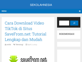 'sekolahnesia.com' screenshot