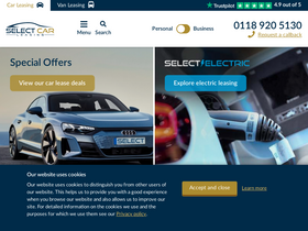 'selectcarleasing.co.uk' screenshot