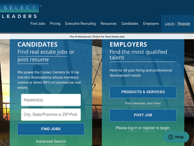 'selectleaders.com' screenshot