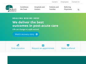 'selectmedical.com' screenshot