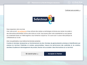'selectour.com' screenshot