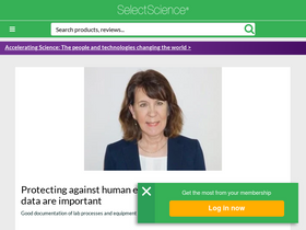 'selectscience.net' screenshot