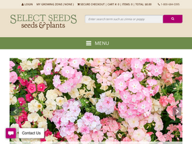 'selectseeds.com' screenshot