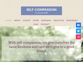 'self-compassion.org' screenshot