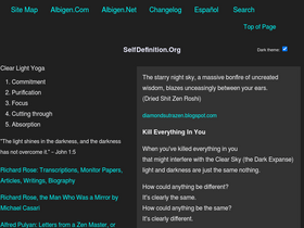 'selfdefinition.org' screenshot