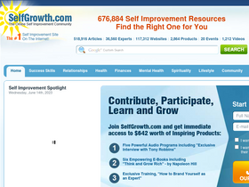 'selfgrowth.com' screenshot