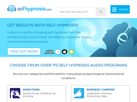 'selfhypnosis.com' screenshot