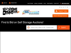 'selfstorageauction.com' screenshot