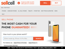 'sellcell.com' screenshot