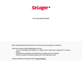 'seloger.com' screenshot