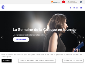 'semainedelacritique.com' screenshot