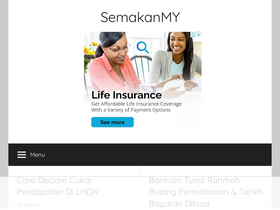 'semakanmy.com' screenshot