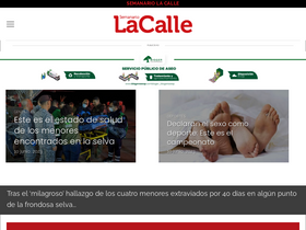 'semanariolacalle.com' screenshot
