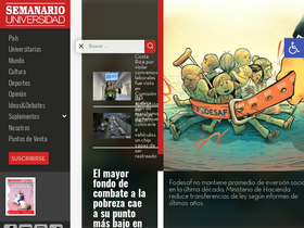 'semanariouniversidad.com' screenshot