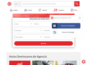 'seminuevos.com' screenshot