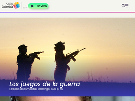 'senalcolombia.tv' screenshot
