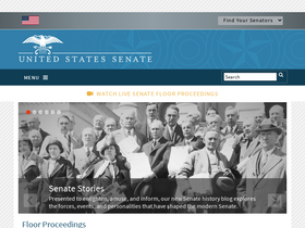 'senate.gov' screenshot