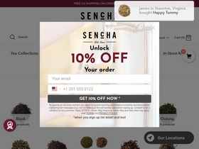 'senchateabar.com' screenshot