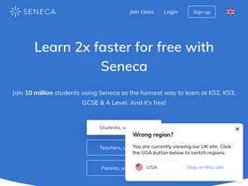 'senecalearning.com' screenshot