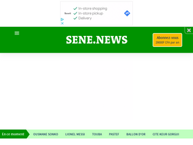 'senenews.com' screenshot