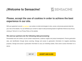 'sensacine.com' screenshot