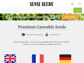 'sensiseeds.com' screenshot