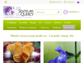 'senteursduquercy.com' screenshot