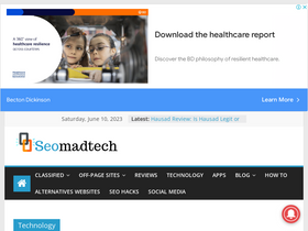 'seomadtech.com' screenshot