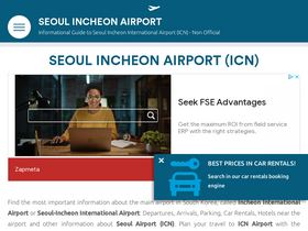 'seoul-airport.com' screenshot
