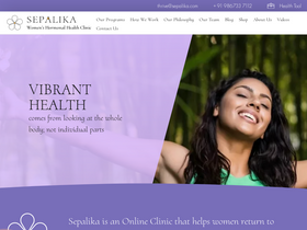 'sepalika.com' screenshot