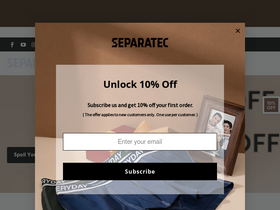'separatec.com' screenshot