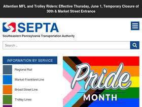 'septa.org' screenshot