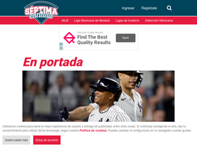 'septimaentrada.com' screenshot
