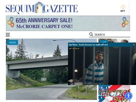 'sequimgazette.com' screenshot