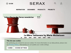 'serax.com' screenshot