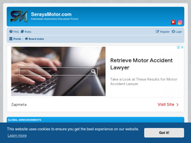 'serayamotor.com' screenshot