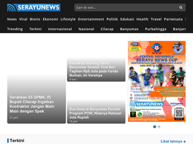 'serayunews.com' screenshot