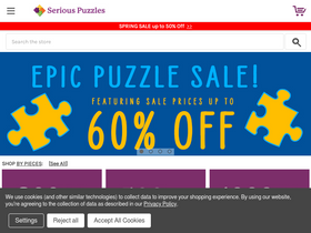 'seriouspuzzles.com' screenshot