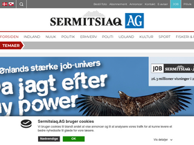 'sermitsiaq.ag' screenshot