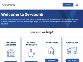 'servbank.com' screenshot