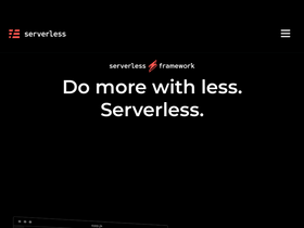 'serverless.com' screenshot