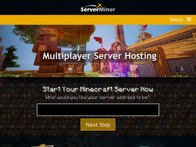 'serverminer.com' screenshot