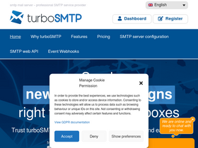 'serversmtp.com' screenshot