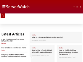 'serverwatch.com' screenshot