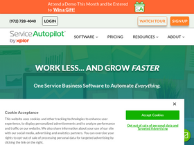 'serviceautopilot.com' screenshot